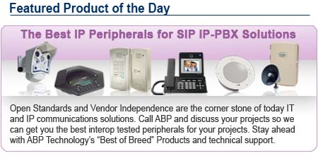 Open Standards and Vendor Independence are the corner stone of today IT and IP communications solutions. Call ABP and discuss your projects so we can get you the best interop tested peripherals for your projects. Stay ahead with ABP Technology�s �Best of Breed� Products and technical support.