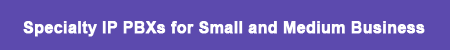 Specialty IP PBXs for Small and Medium Business
