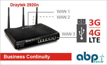Business Continuity with Draytek 2920 Routers
