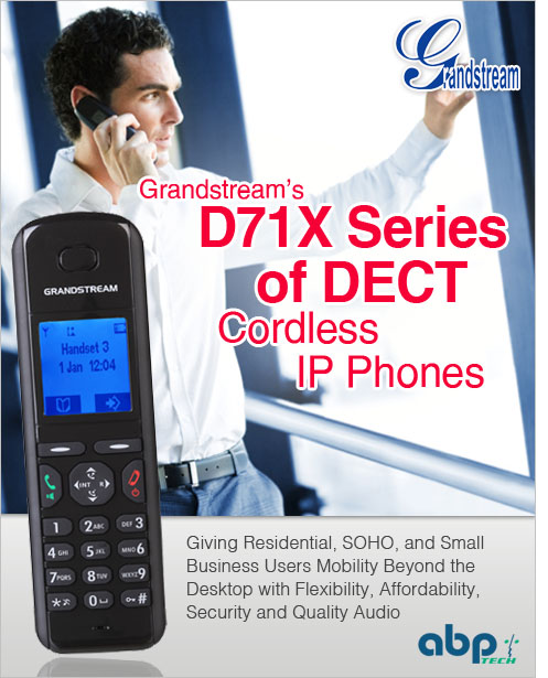 Grandstream D71X Series of DECT IP Phones
