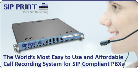 SIP Print Call Recording System