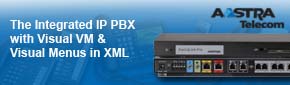 The Integrated IP PBX with Visual VoiceMail and Visual Menus in XML
