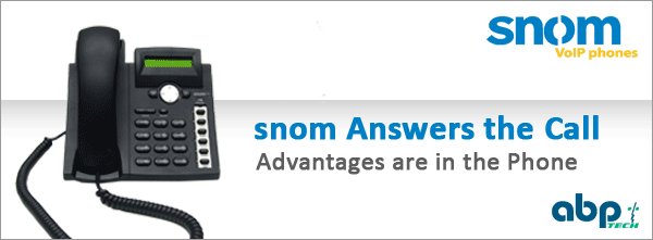 snom Answers the Call - Advantages are in the Phone