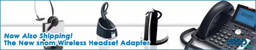 snom's Wireless Headset Adapter - Now Shipping!