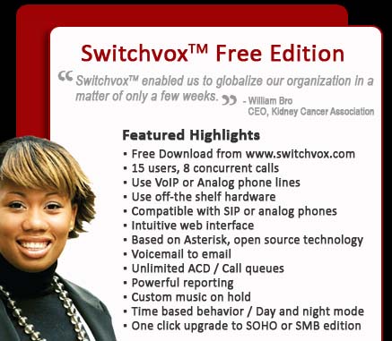 Switchvox FREE Edition