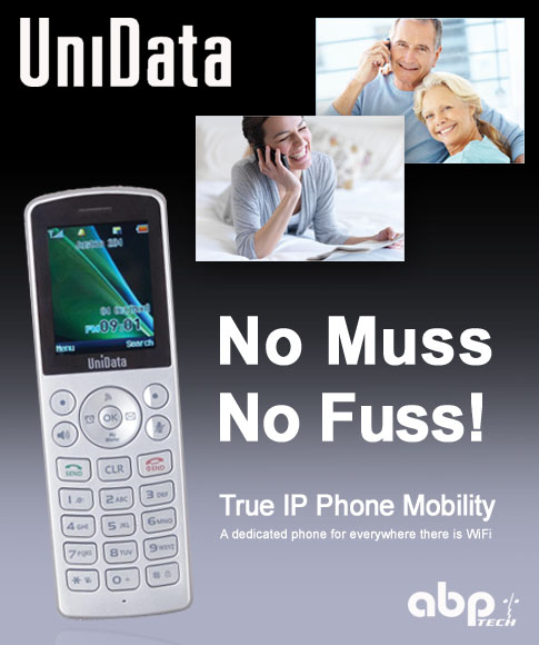 Unidata's New WiFi Phone - WPU7800