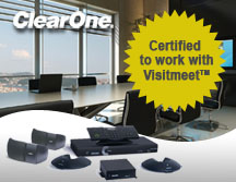 ClearONe is Certified to work with Visimeet