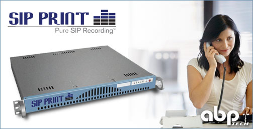 SIP Print's SIP-compliant Call Recording System