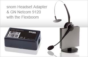 snom Headset Adapter & GN Netcom 9120