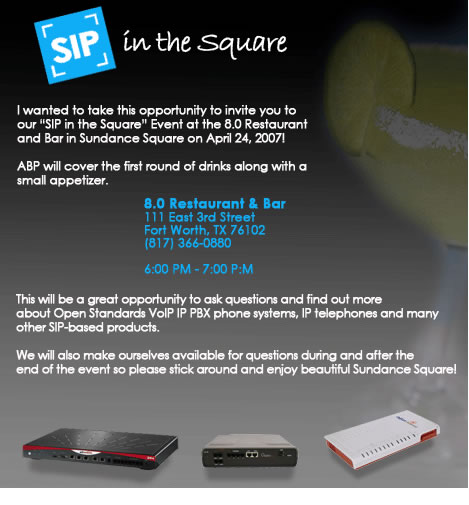 SIP in the Square