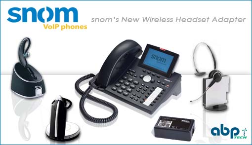 Wireless Headsets for snom IP Phones
