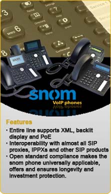 snom SIP IP Phones - Premium IP Phones for Business.