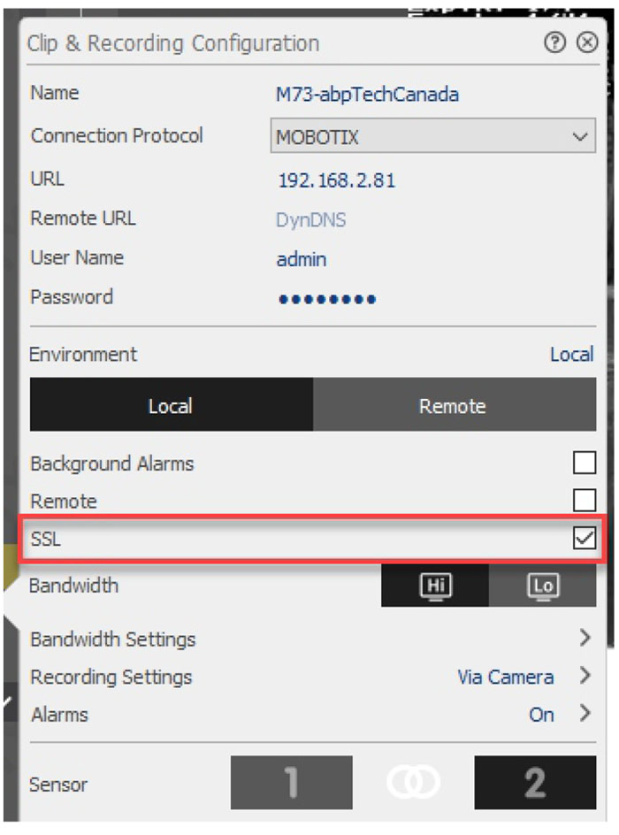 SSL checkmark