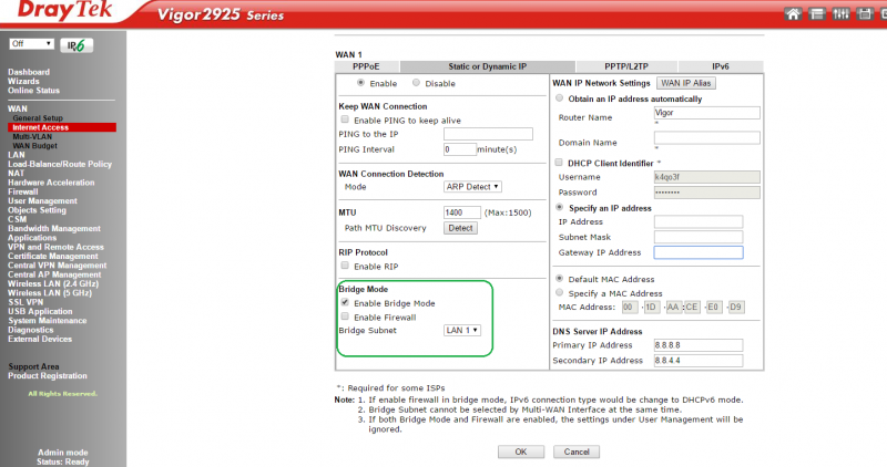 How to enable Bridge Mode the 2925 router | ABP TECH