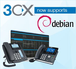 3CX supports linux debian