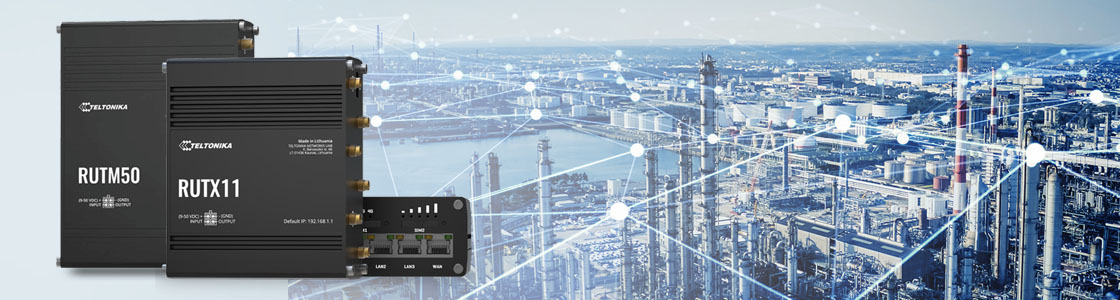 Teltonika RUTX11 and RUTM50 LTE routers