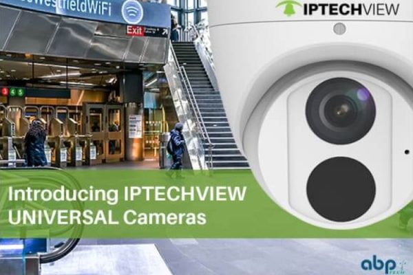 IPTECHVIEW UNIVERSAL dome camera, close-up product shot