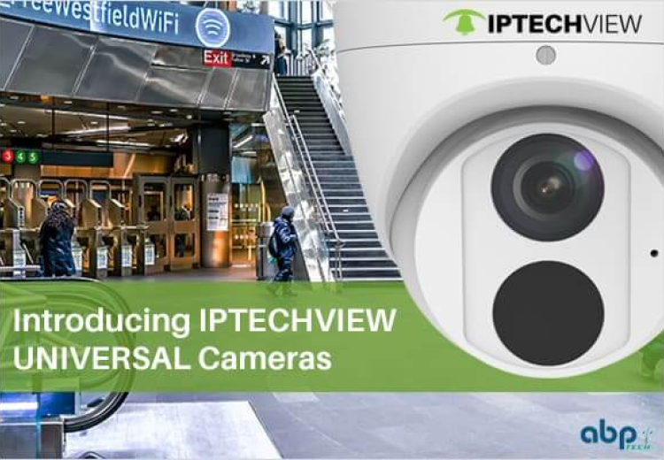 IPTECHVIEW UNIVERSAL dome camera, close-up product shot